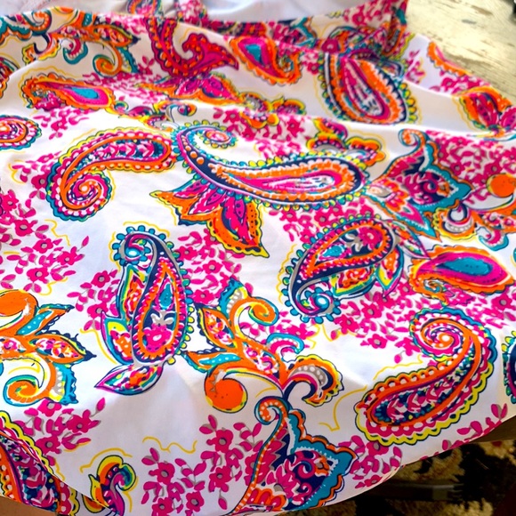 Women’s Hilor Paisley Halter Top One Piece Swimsuit Size 18 - Picture 12 of 12